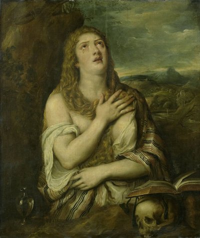 Katuva Maria Magdaleena tekijältä Titiaan (copy after)