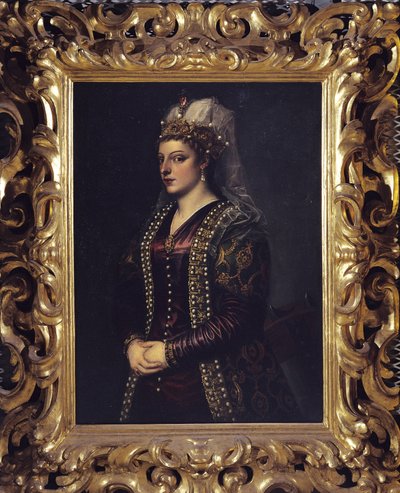 Caterina Coronaron muotokuva 1542 tekijältä Tiziano Vecelli