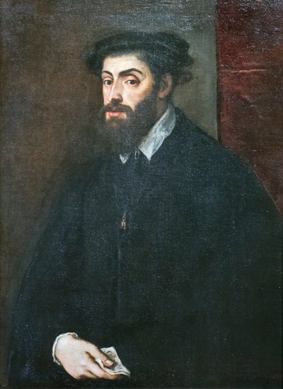 Kaarle V:n muotokuva tekijältä Titian (c.1488-1576)