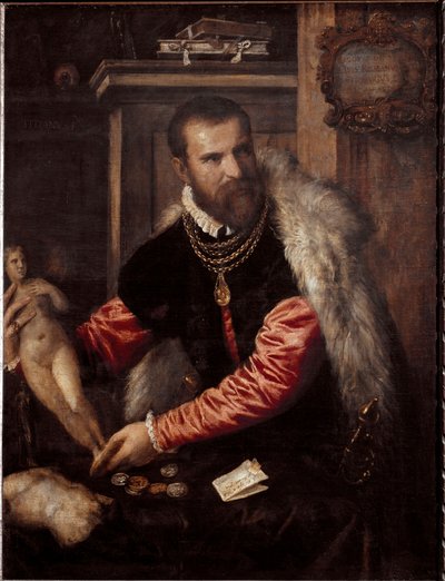 Antiikkikauppiaan ja keräilijän Jacopo Stradan muotokuva (maalaus tekijältä Tiziano Vecelli