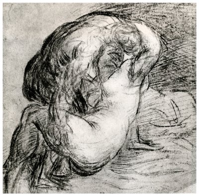 Rakastajat Jupiter ja Io, c1560, 1937 tekijältä Tiziano Vecelli