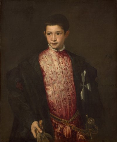 Ranuccio Farnese, 1541-1542. tekijältä Titian