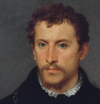 Englantilainen (yksityiskohta), 1540-5 tekijältä Tiziano Vecelli