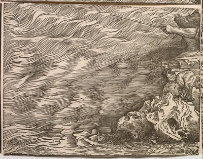 Faraon armeijan upotus Punaisellemerelle tekijältä Titian