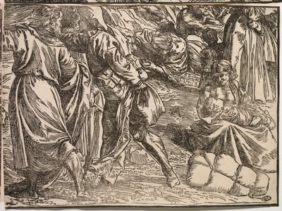 Faraon armeijan upotus Punaisellamerellä tekijältä Titian