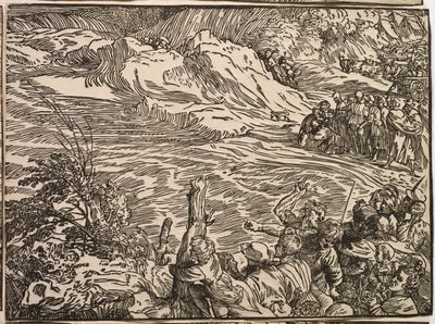 Faraon armeijan upotus Punaisellemerelle tekijältä Titian