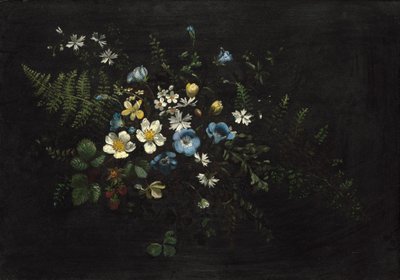 Kukkien ja saniaisten suihke, päivämäärä tuntematon. tekijältä Titian Ramsay Peale