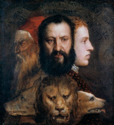 Varovaisuuden allegoria, c1565-1570. tekijältä Tiziano Vecelli