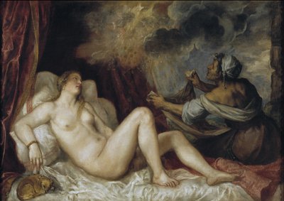 Danae, 1553 tekijältä Tiziano Vecelli