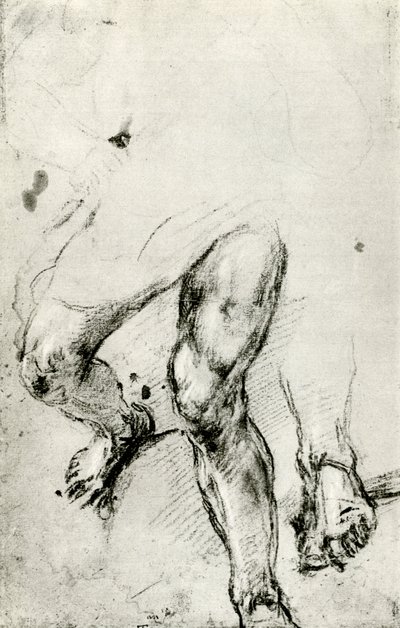Tutkimus Pyhän Laurentiuksen marttyyrikuolemasta Venetsiassa, c1550, 1937 tekijältä Tiziano Vecelli