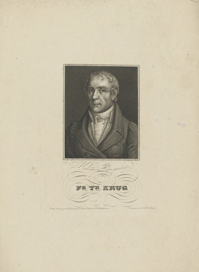 Wilhelm Traugott Krugin muotokuva 1770-1842, 1828-1829. tekijältä Tobias Falcke