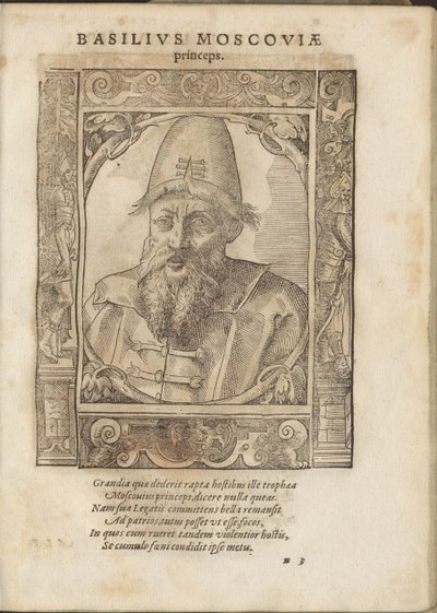 Muotokuva tsaari Ivan IV Kamalasta 1530-1584 tekijältä Tobias Stimmer