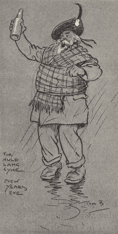 Auld Lang Syne, uudenvuodenaatto tekijältä Tom Browne