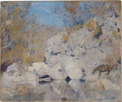 Macintyren nurkassa, 1895 tekijältä Tom Roberts