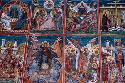 Moldovitan luostari (fresko) tekijältä Toma de la Suceava