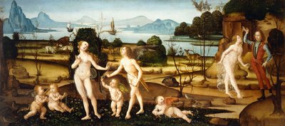 Venus ja Adonis tekijältä Tommaso Aldrovandini