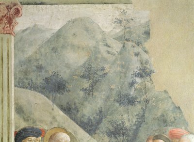 Pyhä Pietari saarnaa Jerusalemissa: 1427 tekijältä Tommaso Masolino da Panicale