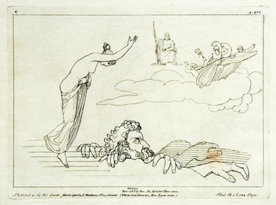 (2) Flaxman Ilias 1793, kaiverrettu 1795, 185 x 251 mm. tekijältä Tommaso Piroli