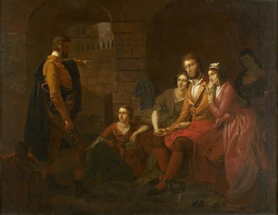 Lafayette Olmützin vankilassa, 1850 tekijältä Tompkins Harrison Matteson