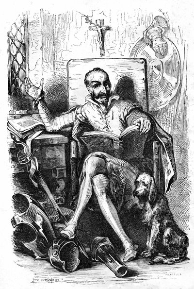 Cervantes ja Don Quijote tekijältä Tony Johannot