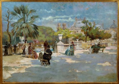 Torello Ancillottin (1843-1899) Midi-maalauksen maisema 1800-luvun Firenzen modernin taiteen museo tekijältä Torello Ancillotti