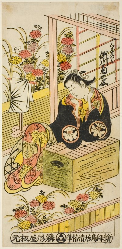 Te Ac ja Segawa Kikun naislääkäri Kuzunohana tekijältä Torii Kiyomasu II