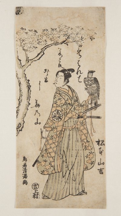 Näyttelijä Matsumoto Yamakichi (värillinen puupalikkaprintti) tekijältä Torii Kiyomitsu