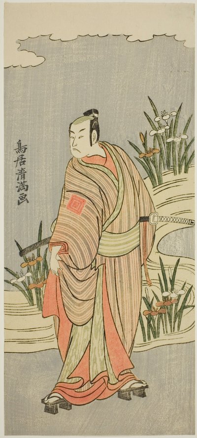 Näyttelijä Ichikawa Yaozo II tekijältä Torii Kiyomitsu I