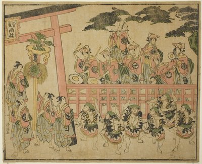 Soga-festivaali tekijältä Torii Kiyomitsu I