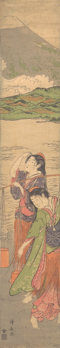 Dance of the Beach Maidens, 1700-luvun loppu. tekijältä Torii Kiyonaga