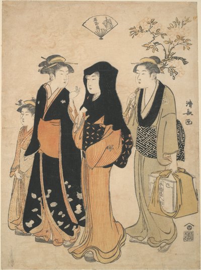Hina-nukkejuhlat viideltä festivaalista tekijältä Torii Kiyonaga