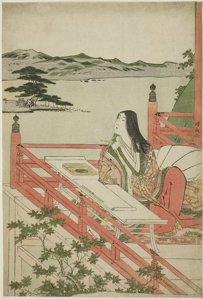 Murasaki Shikibu, 1779-1789 tekijältä Torii Kiyonaga