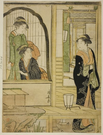 Parodia P Rinshitsu Tokoro Ruri Idea d Ushiwakamaru tekijältä Torii Kiyonaga