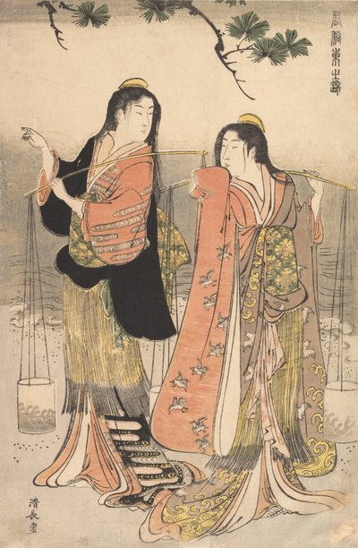 B Rine Maeda, Suma Shiogumi, Suma, 1783. tekijältä Torii Kiyonaga
