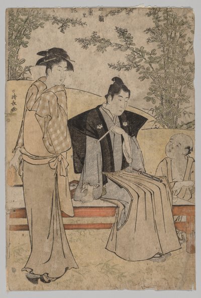 Two Lovers (sarjasta Brocades of the East in Fashion) tekijältä Torii Kiyonaga