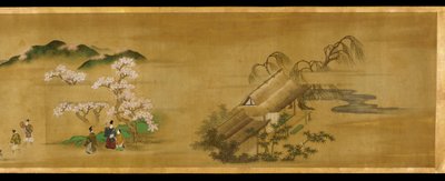 Neljän vuodenajan maisemat, Edo-kausi, 1600-luku. tekijältä Tosa Mitsuoki
