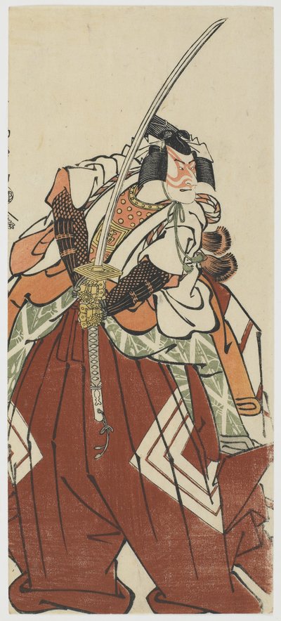 Ichikawa Komazo Good As Shinozuka Around, 1794 tekijältä Toshusai Sharaku
