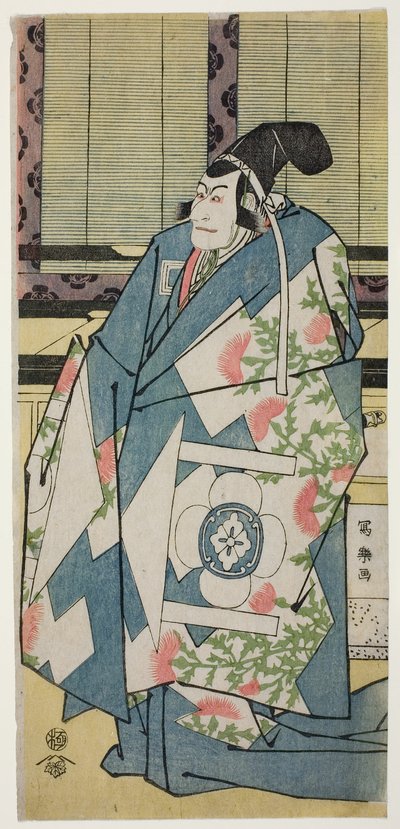 Tea C ja r Ichikawa Budozome Kuten Kudo Saemon Suketsune tekijältä Toshusai Sharaku