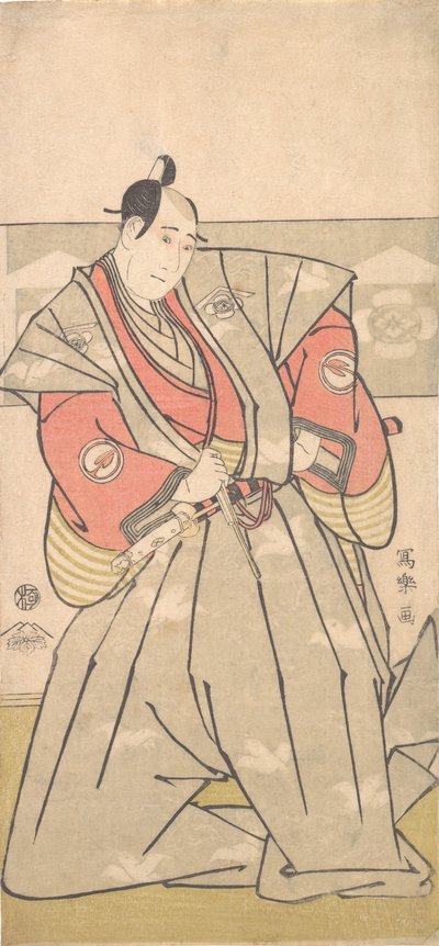 Näyttelijä Sawamura Sojuro III, 1794-99 tekijältä Toshusai Sharaku
