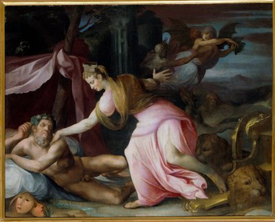 All Saints Dubreuilin Cybelle Awakening Morphee -maalaus (1561-1602) tekijältä Toussaint Dubreuil