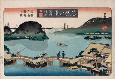 Twilight, Atami, sarjasta "Kahdeksan näkymää kuuluisista paikoista" tekijältä Toyokuni II