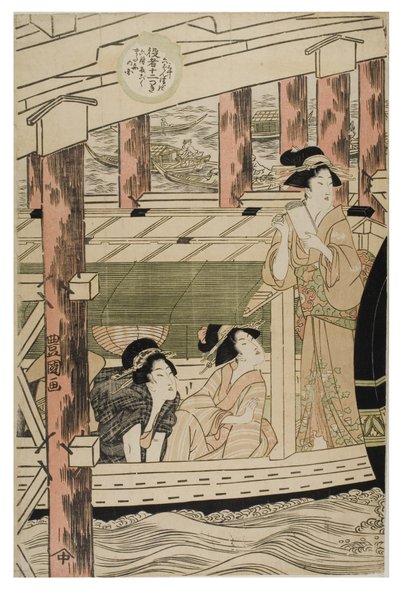 Näyttelijät kahdentoista kuukauden aikana tekijältä Toyokuni Utagawa