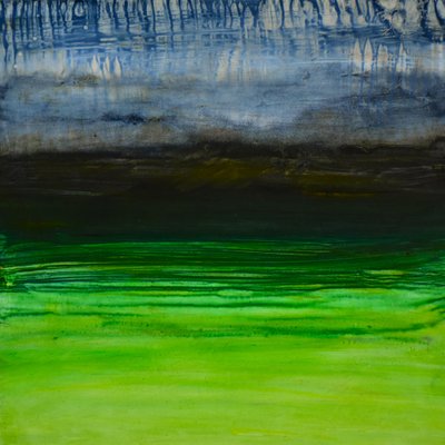 Luonnollinen luonnoton sarja , 2004 (öljy paneelille) tekijältä Tracy Lambros