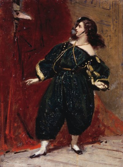Bersaglieren naamio, Tranquillo Cremona (1837-1878) tekijältä Tranquillo Cremona