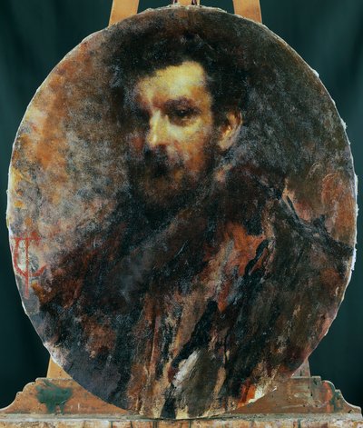 Retrat de Cletto Arrighi, pseudònim de Carlo Righetti (milanès tekijältä Tranquillo Cremona