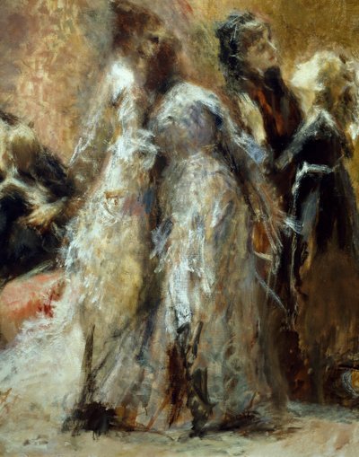 Tranquillo Cremonan (1837-1878) vieraileva yliopisto, öljy kankaalle tekijältä Tranquillo Cremona