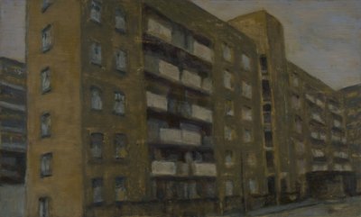 Paikka elää 34, 2012 (öljy vanerille) tekijältä Trevor Burgess