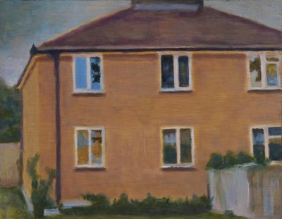Paikka asua 37, 2012 (öljy vanerille) tekijältä Trevor Burgess