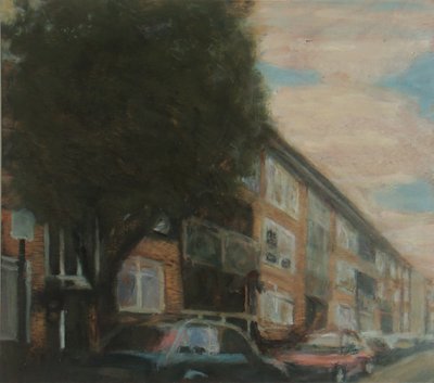 Paikka elää 4, 2010 (öljy vanerille) tekijältä Trevor Burgess