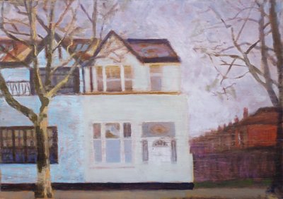 Paikka elää 51, 2013 (öljy vanerille) tekijältä Trevor Burgess